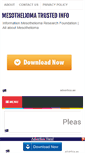 Mobile Screenshot of mesotheliomacancerinformation.com